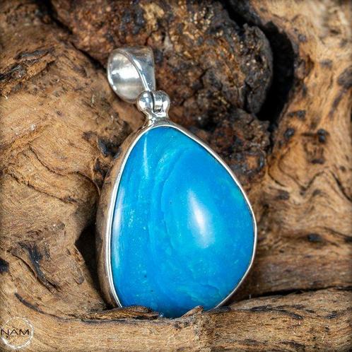 Zeer zeldzame natuurlijke opalen hanger Zilverkleurig 925,, Verzamelen, Mineralen en Fossielen