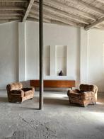 Fauteuil (2) - Fluweel, Chroom, Antiek en Kunst