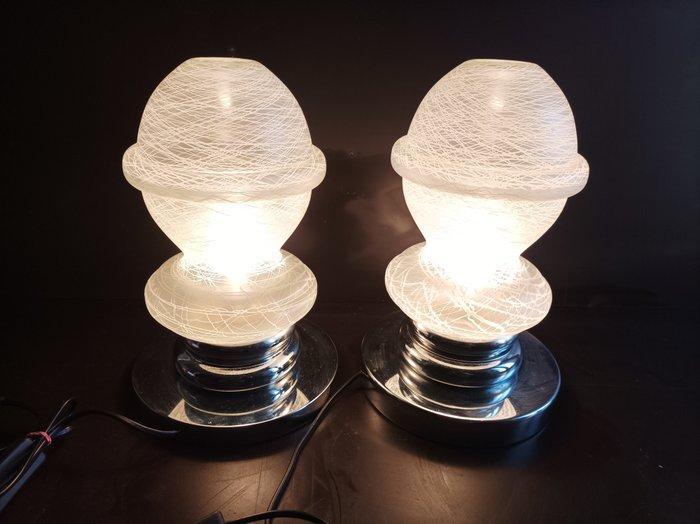 Gaetano Sciolari, In styl - Lampe de table (2) - Acier et, Antiek en Kunst, Curiosa en Brocante