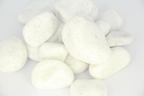 NIEUW - Bianco Carrara keien 1000 kg, Tuin en Terras, Grind, Keien en Split, Nieuw, Verzenden