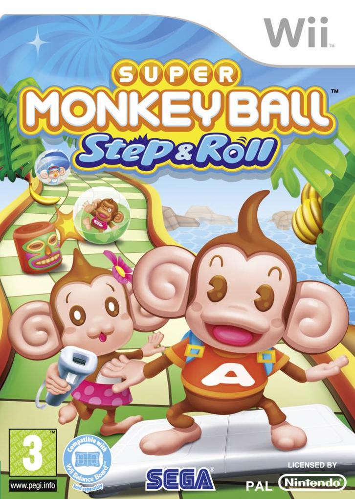 Super Monkey Ball Step & Roll-Standaard (Wii) Gebruikt, Games en Spelcomputers, Games | Nintendo Wii, Ophalen of Verzenden
