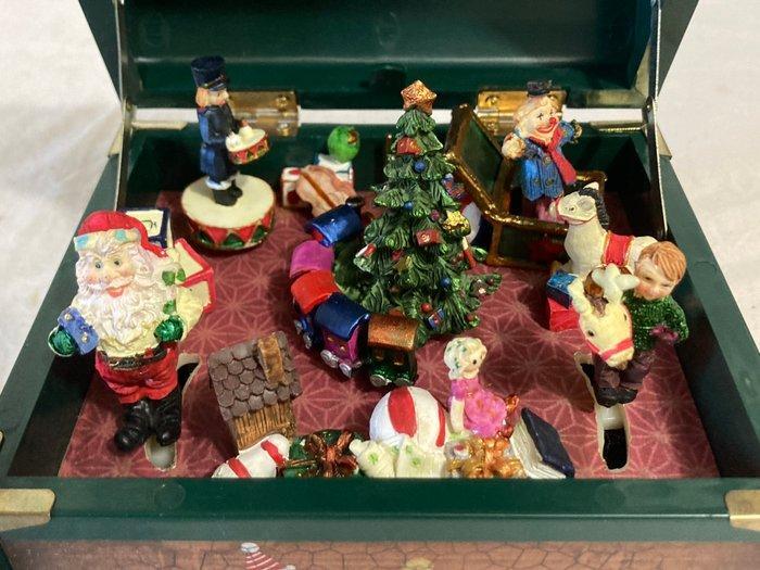 Superbe boite à musique du Père Noel et son train décors, Diversen, Kerst