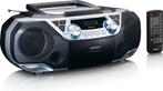Draagbare radio - Boombox - CD Speler - Zilver - Lenco - SCD, Verzenden, Nieuw