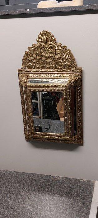 Kabinet - hout koper - Kastje met borstels, Antiek en Kunst, Antiek | Overige Antiek