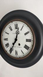 Schoolklok - Antiek hout-messing-glas - 1850-1900 - Franse, Antiek en Kunst