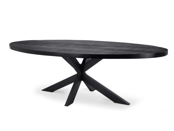 Veiling - Eettafel Villa Ovaal 240 x 120 - Hout - Matrixpoot, Huis en Inrichting, Tafels | Eettafels