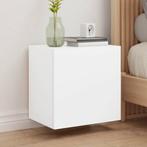 vidaXL Tv-wandmeubel 40,5x30x40 cm bewerkt hout wit, Huis en Inrichting, Kasten |Televisiemeubels, Verzenden, Nieuw