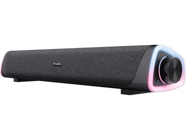 Veiling - Trust Liro Soundbar PC 12W met RGB Verlichting, Audio, Tv en Foto, Soundbars