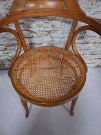 Stoel - Beuken - Vintage armstoel in gebogen hout met