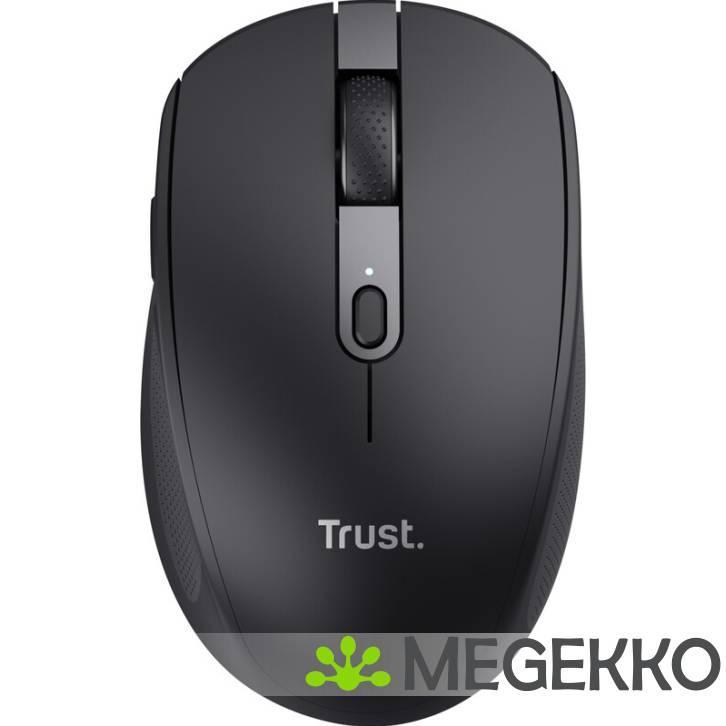 Trust Ozaa Compact Draadloze Zwarte Muis, Computers en Software, Overige Computers en Software, Nieuw, Verzenden