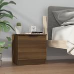 vidaXL Table de chevet Chêne marron 40x39x40 cm, Maison & Meubles, Chambre à coucher | Tables de chevet, Neuf, Verzenden