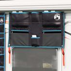 vidaXL Opbergzak met opslag Zwart en Blauw 98 x 47 cm oxford, Caravans en Kamperen, Tentaccessoires, Verzenden, Nieuw