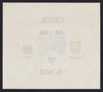 België 1942 - Orval blok 5F+15F blauw, Engelse cijfers -, Postzegels en Munten, Gestempeld