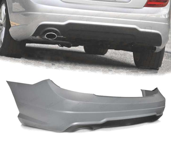 Pare Chocs Arriere Pour Mercedes Classe C W204 12-15 Look Am, Auto-onderdelen, Carrosserie, Verzenden