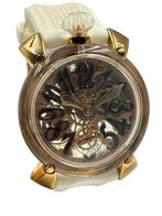 GaGà Milano - Manuale 48MM Skeleton - BOX - Zonder, Handtassen en Accessoires, Horloges | Heren, Nieuw