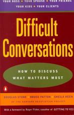 Difficult Conversations 9780140288520 Bruce Patton, Verzenden, Bruce Patton