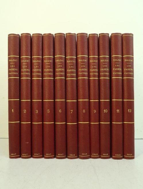 Honoré de Balzac - Les Parens pauvres [1ere édition en, Antiek en Kunst, Antiek | Boeken en Manuscripten