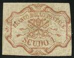 Italiaanse oude staten - Pauselijke Staat 1852 - 1, Postzegels en Munten, Postzegels | Europa | Italië, Gestempeld