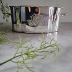 Italiaanse, Verzilverde Bloempot Met Merkteken, 1940 - Pot