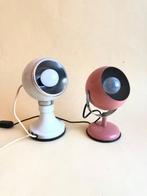 Tafellamp - space ball - Metaal - Twee tafellampen.