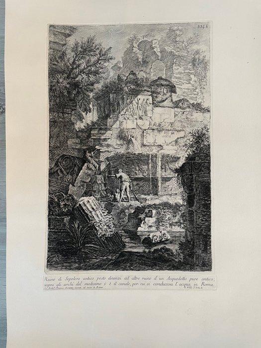 Giovanni Battista Piranesi (1720-1778) - Ruine di Sepolcro, Antiek en Kunst, Antiek | Overige Antiek