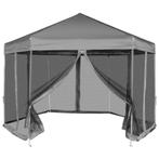 vidaXL Partytent pop-up zeshoekig met 6 zijwanden 3,6x3,1 m, Verzenden, Nieuw