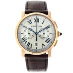 Cartier - Rotonde Chronograph 18K. - W1556238 - Heren -, Handtassen en Accessoires, Horloges | Heren, Nieuw