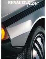 1982 RENAULT FUEGO BROCHURE NEDERLANDS, Nieuw