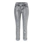MAC • zilver coated Rich Slim jeans • 36, Kleding | Dames, Broeken en Pantalons, Verzenden, MAC, Nieuw, Maat 36 (S)