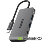 Sitecom USB-C to 2x USB-A + 2x USB-C 10Gbps Hub, Computers en Software, Verzenden, Nieuw