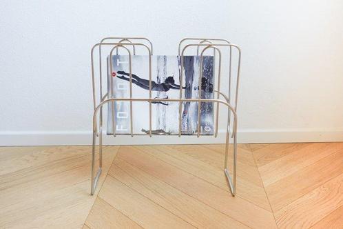 Rexite - Enzo Mari - Porte-revues - Presse - Acier chromé, Antiek en Kunst, Antiek | Meubels | Stoelen en Sofa's