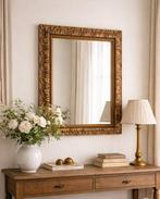 Miroir mural - Bois - doré, Antiquités & Art, Curiosités & Brocante