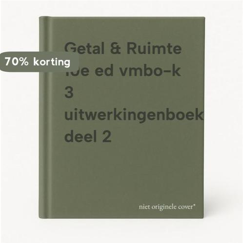 Getal & Ruimte 10e ed vmbo-k 3 uitwerkingenboek deel 2, Boeken, Schoolboeken, Gelezen, Verzenden