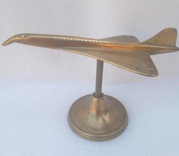 Modelvliegtuig - Concorde in ottone