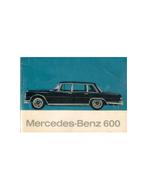 1969 MERCEDES BENZ 600 PULLMAN SERVICE- & GARANTIEBOEK