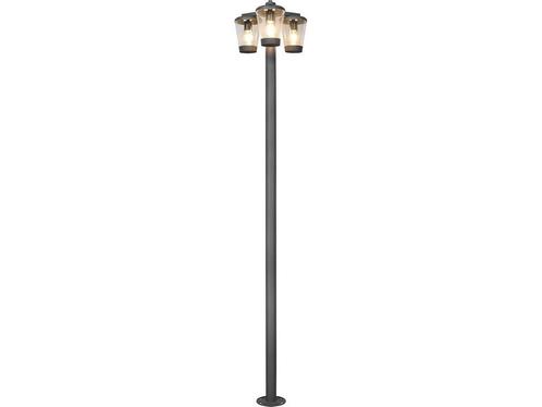 TRIO CAVADO - Paalverlichting - Antraciet - excl. 3x E27 4W, Huis en Inrichting, Woonaccessoires | Overige, Zo goed als nieuw