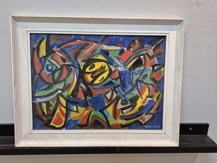 Bukowki (XX) - Koppen abstract., Antiek en Kunst, Kunst | Schilderijen | Klassiek