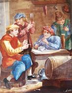 Tegel - Genre-scène - Noroi - 1850-1900 - Vlaamse amusements