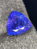 Sans Prix de Réserve - 1 pcs Bleu, Violet Tanzanite - 6.83, Handtassen en Accessoires, Edelstenen, Nieuw