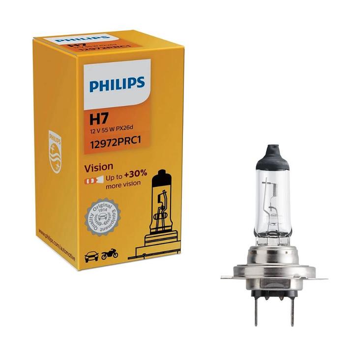 Philips H7 Halogeen lamp 12V PX26d Vision, Autos : Pièces & Accessoires, Éclairage, Enlèvement ou Envoi