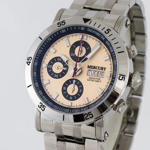 Mercury - Senator Valjoux automatic - MEA474-SS-4 - Heren -, Handtassen en Accessoires, Horloges | Heren