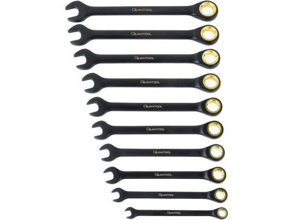 Veiling - Quantool (Mannesmann) Steek- Ringratelsleutel 10 d, Doe-het-zelf en Bouw, Gereedschap | Handgereedschap