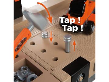 Smoby Black & Decker Bricolo - Speelgoedwerkbank met 92, Verzenden