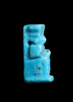 Égypte ancienne, période tardive Faience Amulette dIsis, Antiek en Kunst