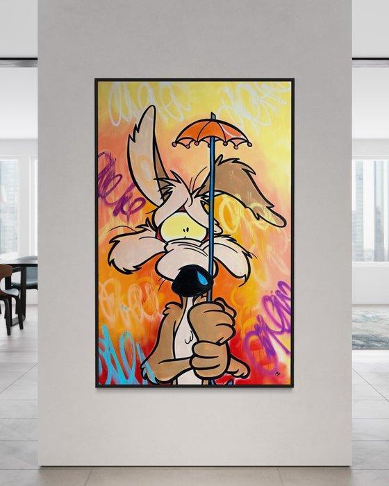Gunnar Zyl - Wile E. Coyote XXL, Antiek en Kunst, Kunst | Schilderijen | Modern