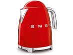 SMEG -  Waterkoker 50s Style Collection  - Rood, 1 tot 2 liter, Verzenden, Nieuw, Inox