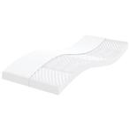 vidaXL Schuimmatras 7 zones hardheid 20 ILD 80x220 cm wit, Verzenden, Nieuw