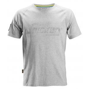 Snickers 2580 logo t-shirt - 2800 - light grey melange -, Doe-het-zelf en Bouw, Veiligheidskleding