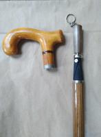 Hugendubel Wandelstok - Hout - systeem stok met paraplu