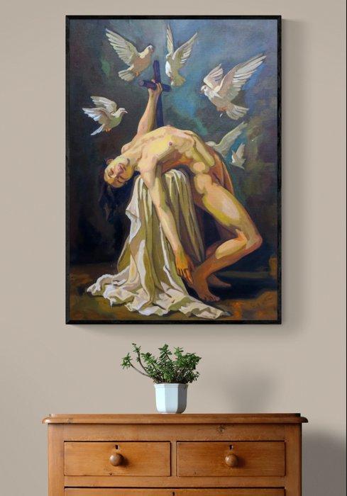 Dian Petrov - Ascension of the Flesh, Antiek en Kunst, Kunst | Schilderijen | Klassiek
